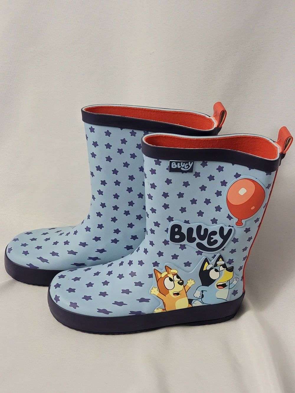 Bluey Light Blue Kids Rain Boots Size 11-12 - Picture 5 of 13